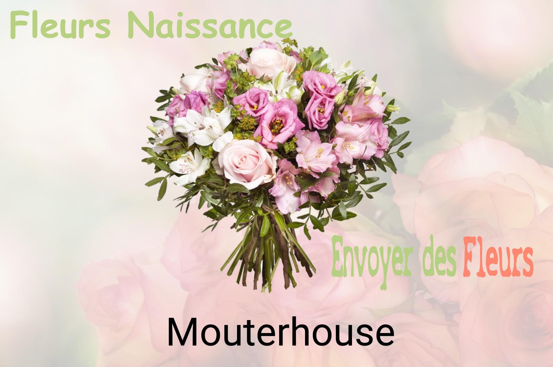 Bouquet de fleurs de naissance livré à Mouterhouse